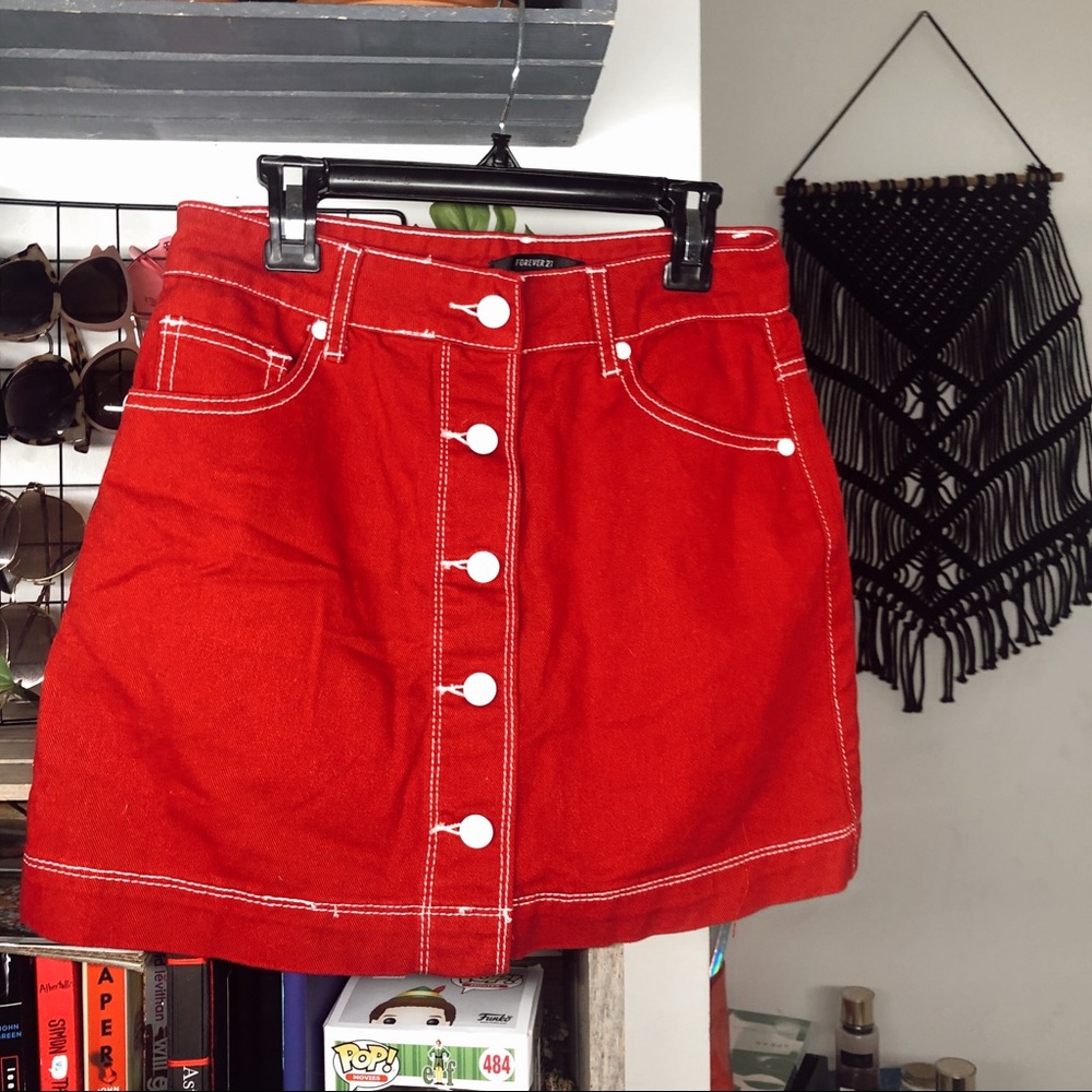 NWT Forever 21 Button Up Skirt